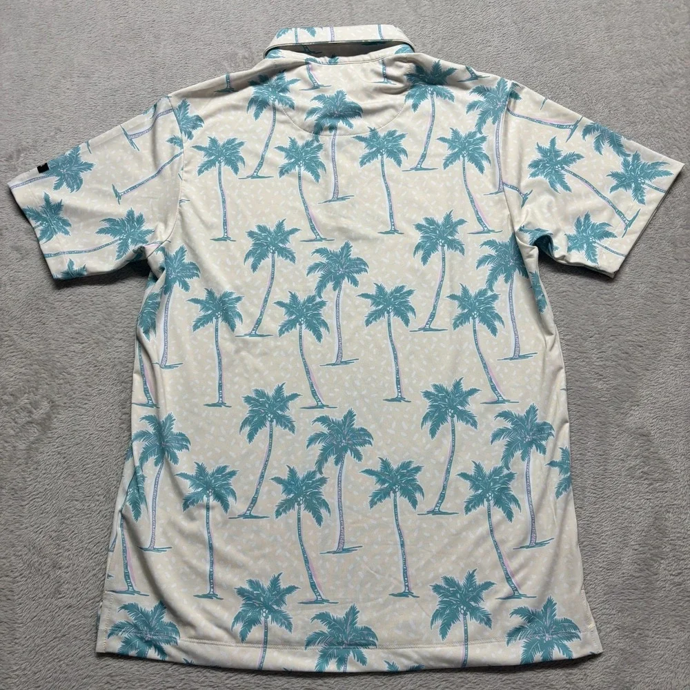 NEW Bad Birdie Core Polo‎ Golf Shirt Mens S Chasin' Shade Performance Tropical
